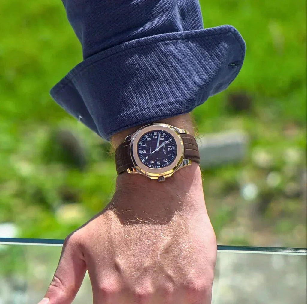 Aquanaut Mod "Rose Gold" Watch - Medford Mods