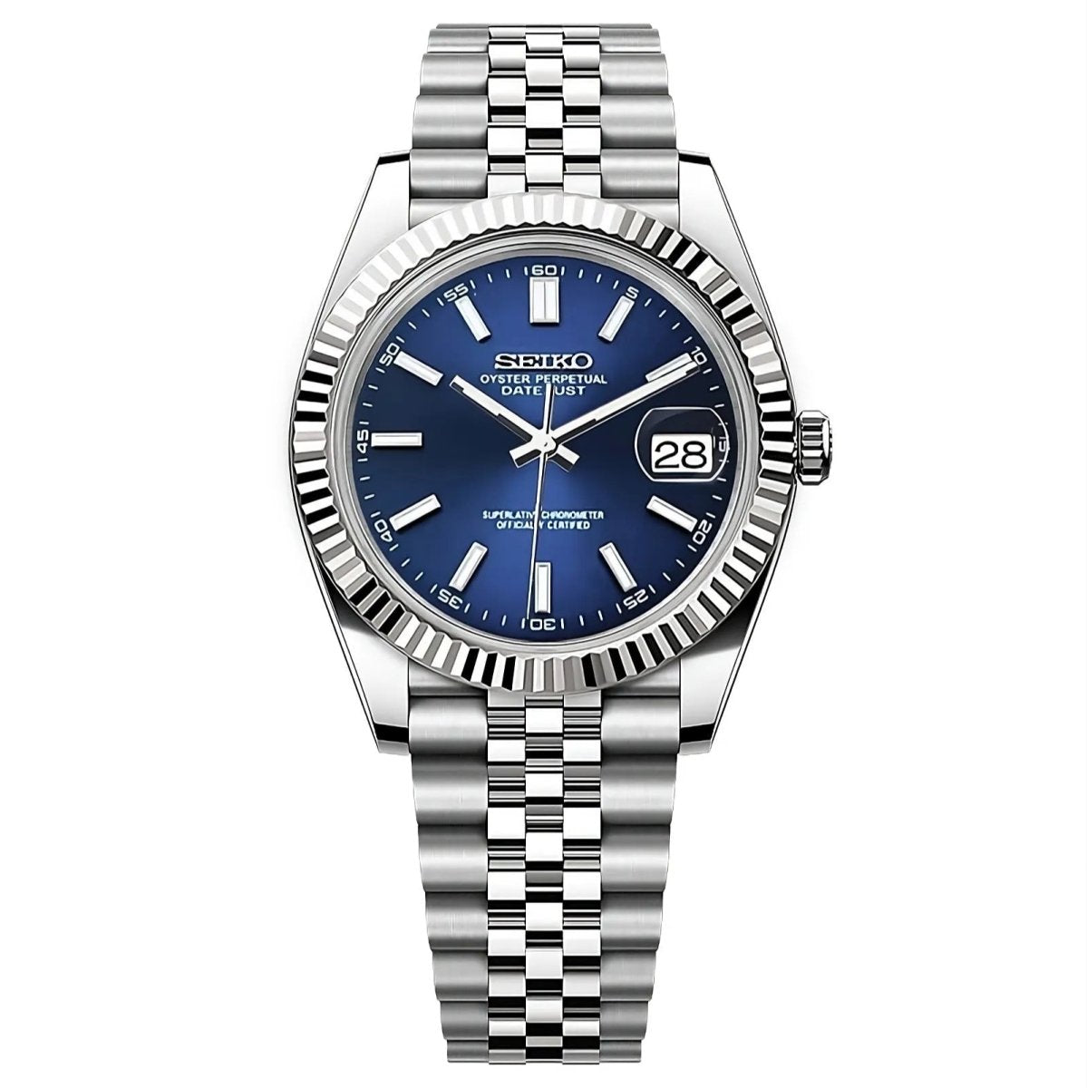 Datejust Mod "Blue" Watch - Medford Mods