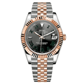 Datejust Mod "Wimbledon" Two - Tone Rose Gold Watch - Medford Mods