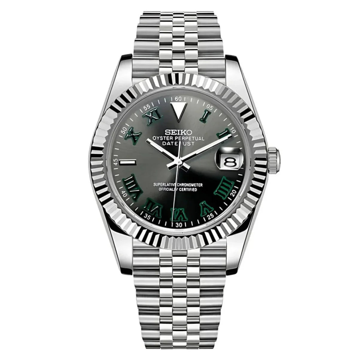 Datejust Mod "Wimbledon" Watch - Medford Mods