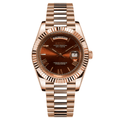 Day - Date Mod "Chocolate Roman" Watch - Medford Mods