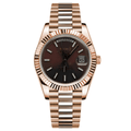 Day - Date Mod "Chocolate" Watch - Medford Mods