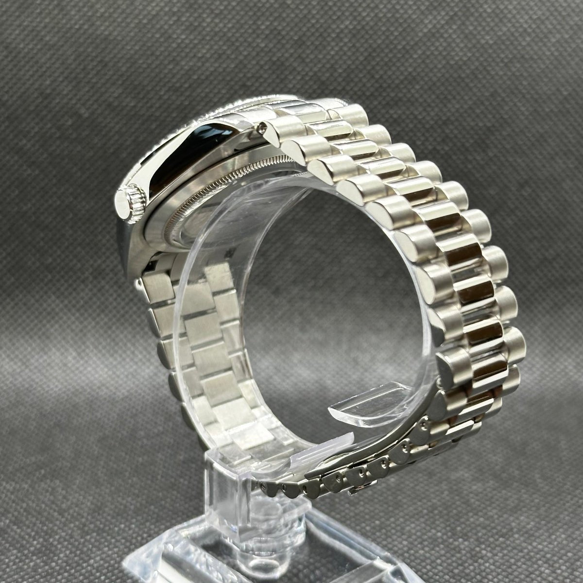 Day - Date Mod "White Roman" Watch - Medford Mods