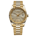 Day - Date Mod "Yellow Gold/White" Watch - Medford Mods