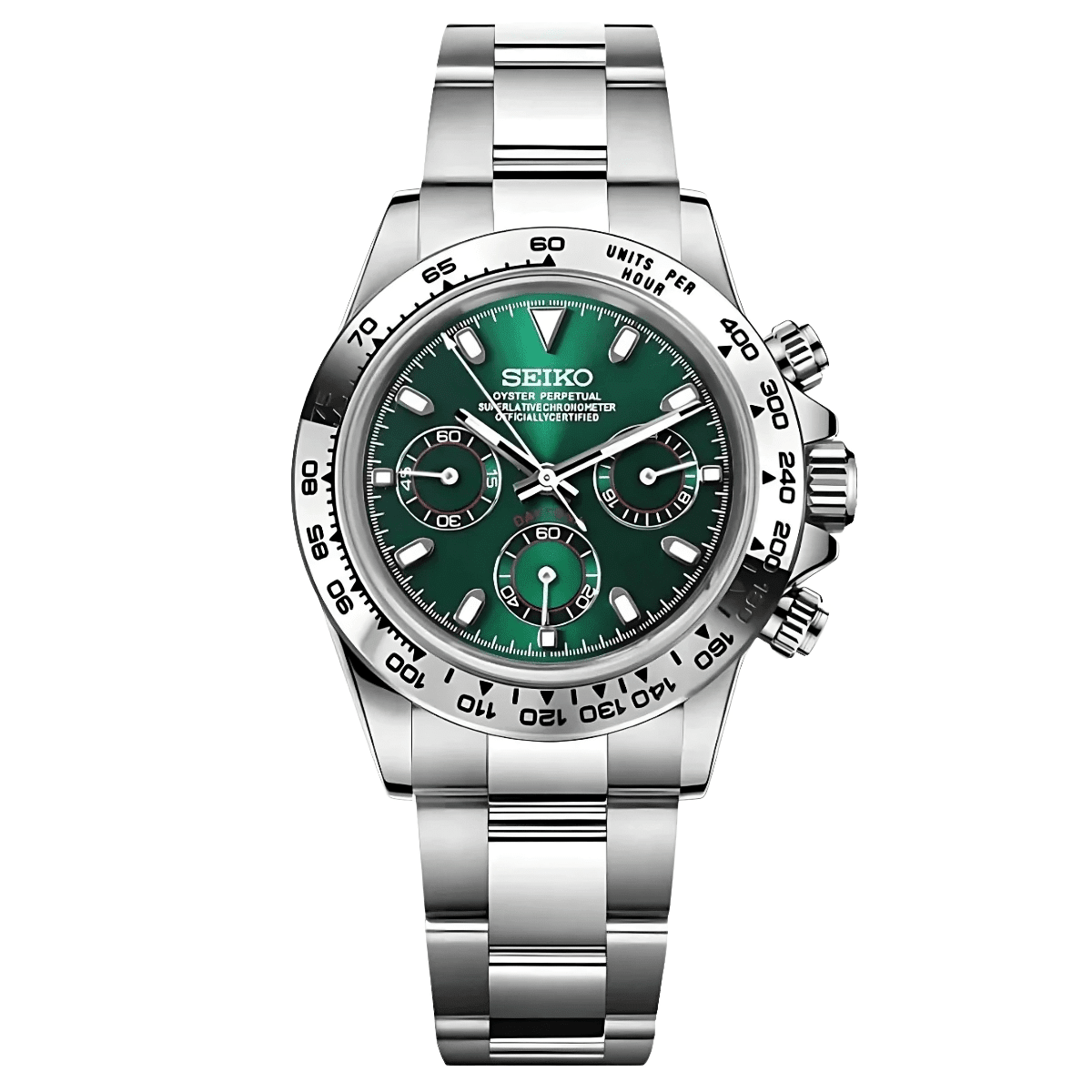 Daytona Mod "Green" Chronograph Watch - Medford Mods