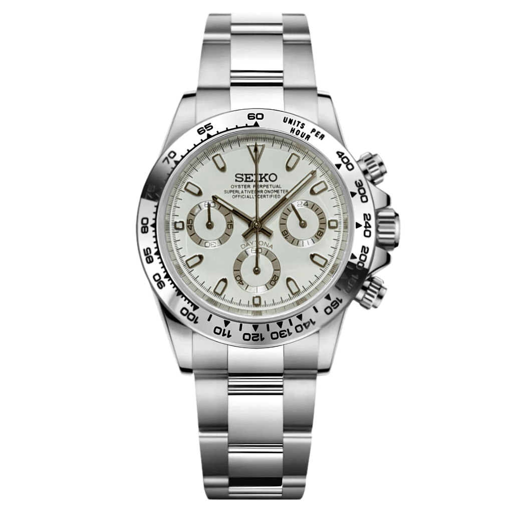Daytona Mod "Steel" Chronograph Watch - Medford Mods