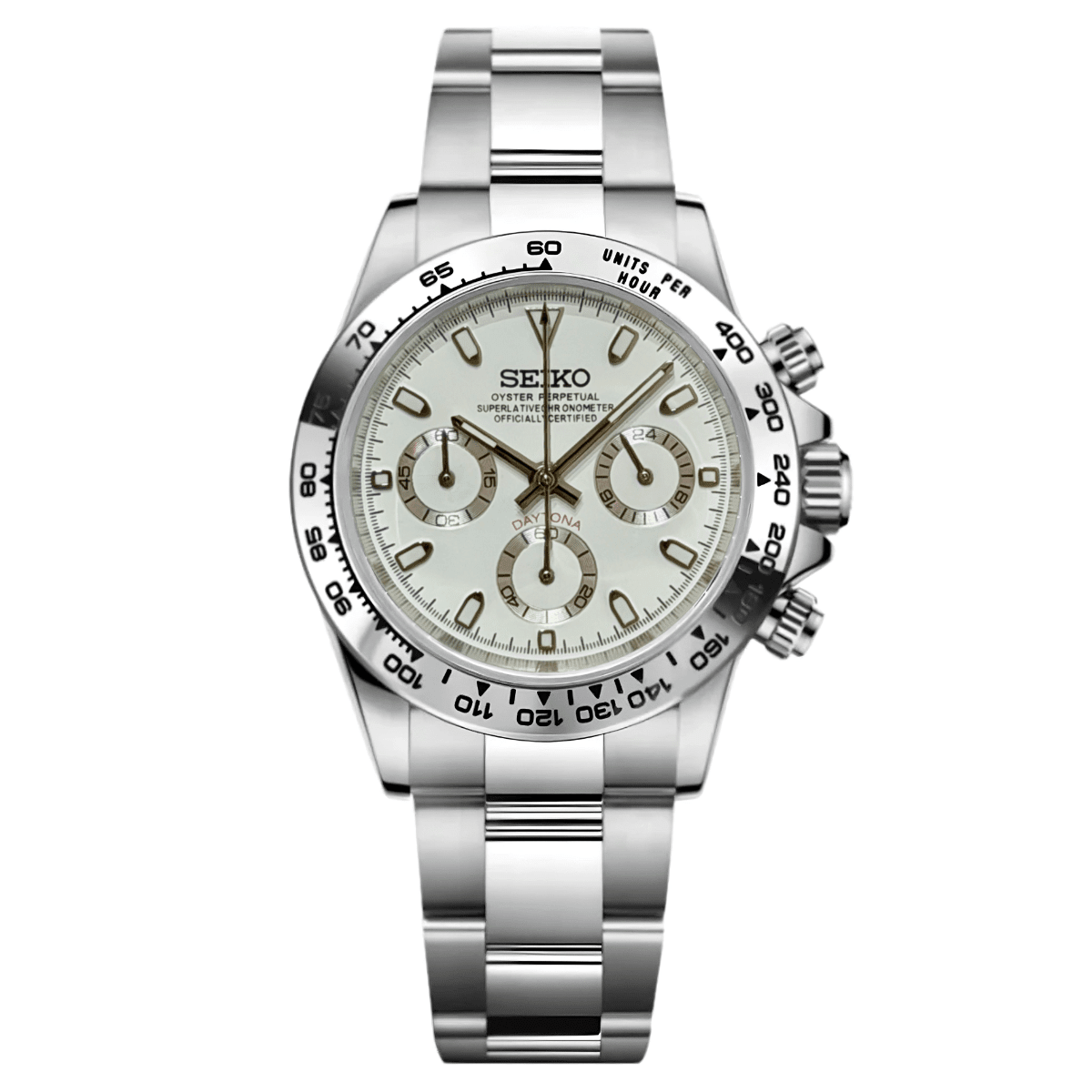 Daytona Mod "Steel" Chronograph Watch - Medford Mods
