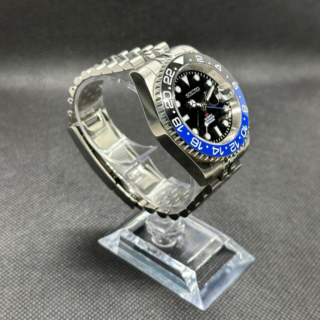 GMT Mod "Batgirl" Dive Watch (Metallic Logo) - Medford Mods
