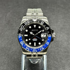 GMT Mod "Batgirl" Dive Watch (Metallic Logo) - Medford Mods