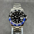 GMT Mod "Batman" Dive Watch (Metallic Logo) - Medford Mods