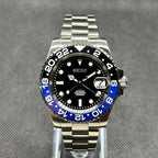 GMT Mod "Batman" Dive Watch (Metallic Logo) - Medford Mods