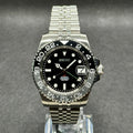 GMT Mod "Bruce Wayne" Watch (Metallic Logo) - Medford Mods