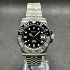 GMT Mod "Bruce Wayne" Watch (Metallic Logo) - Medford Mods