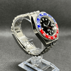 GMT Mod "Pepsi" Watch (Metallic Logo) - Medford Mods