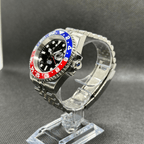 GMT Mod "Pepsi" Watch (Metallic Logo) - Medford Mods