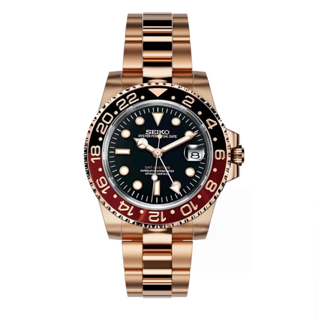 GMT Mod "Rootbeer" Dive Watch - Medford Mods