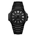 Nautilus Mod "Black/Black" Watch - Medford Mods