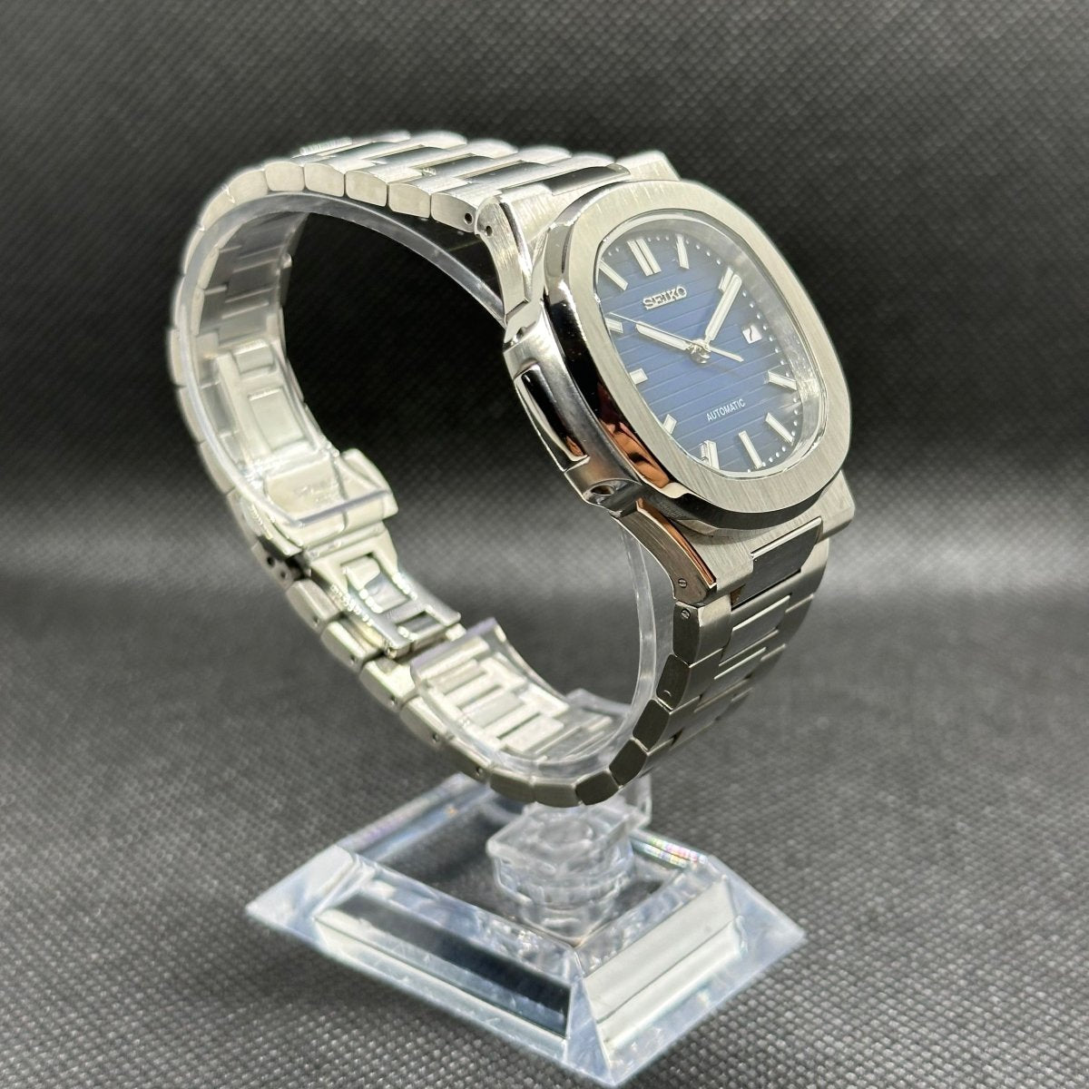 Nautilus Mod "Blue" Watch - Medford Mods