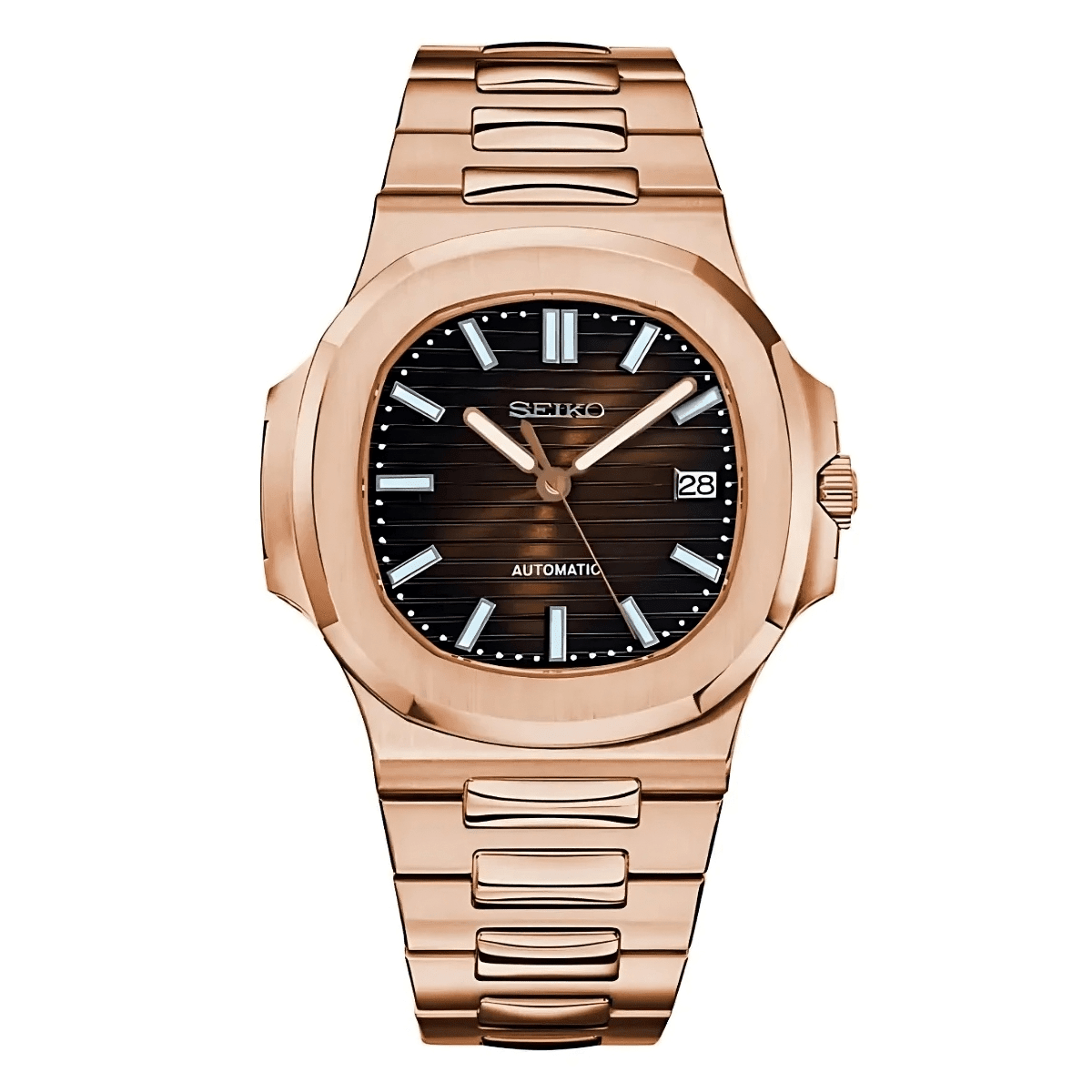 Nautilus Mod "Chocolate" Watch - Medford Mods