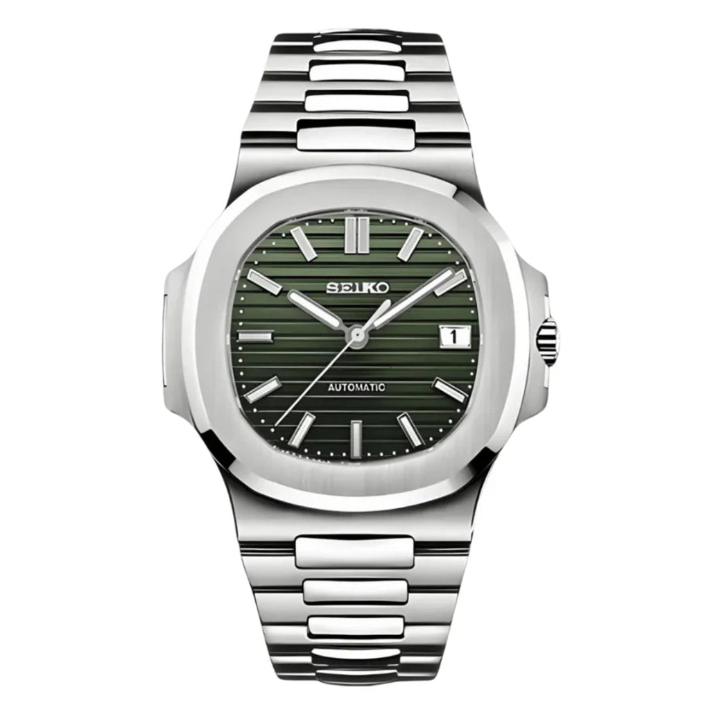Nautilus Mod "Green" Watch - Medford Mods