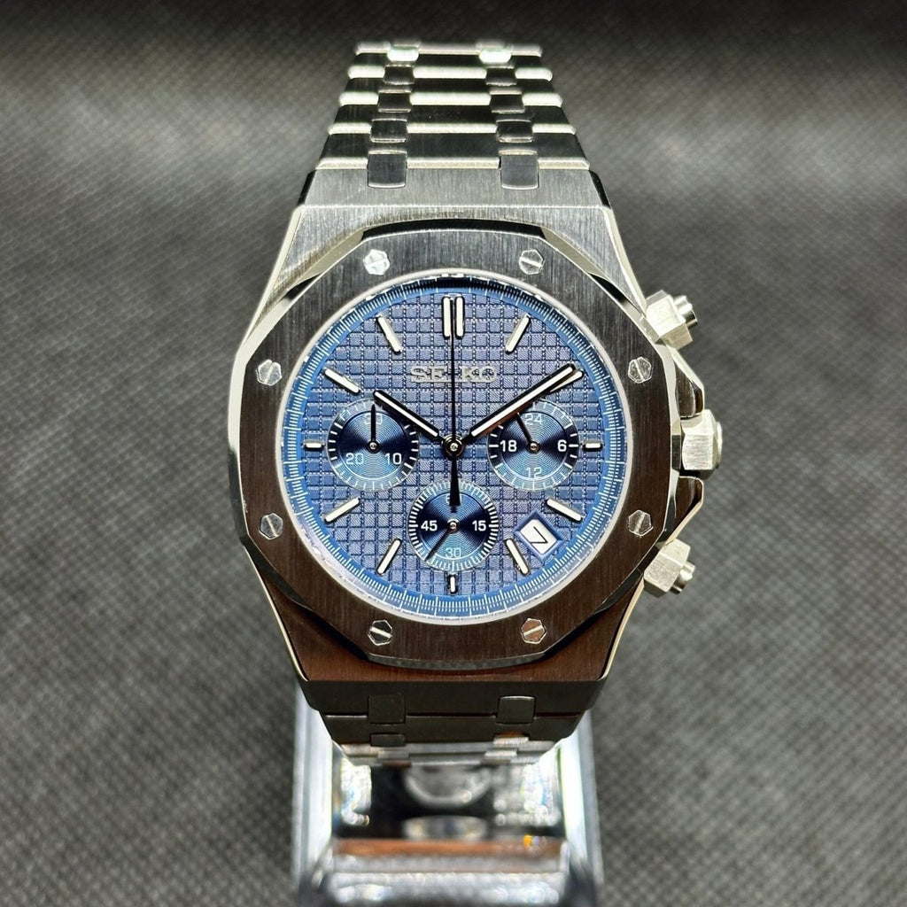 Royal Oak Chronograph Mod "Blue" Watch - Medford Mods