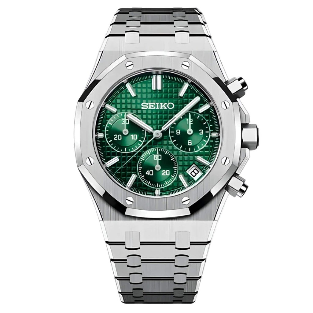 Royal Oak Chronograph Mod "Green" Watch - Medford Mods