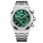 Royal Oak Chronograph Mod "Green" Watch - Medford Mods