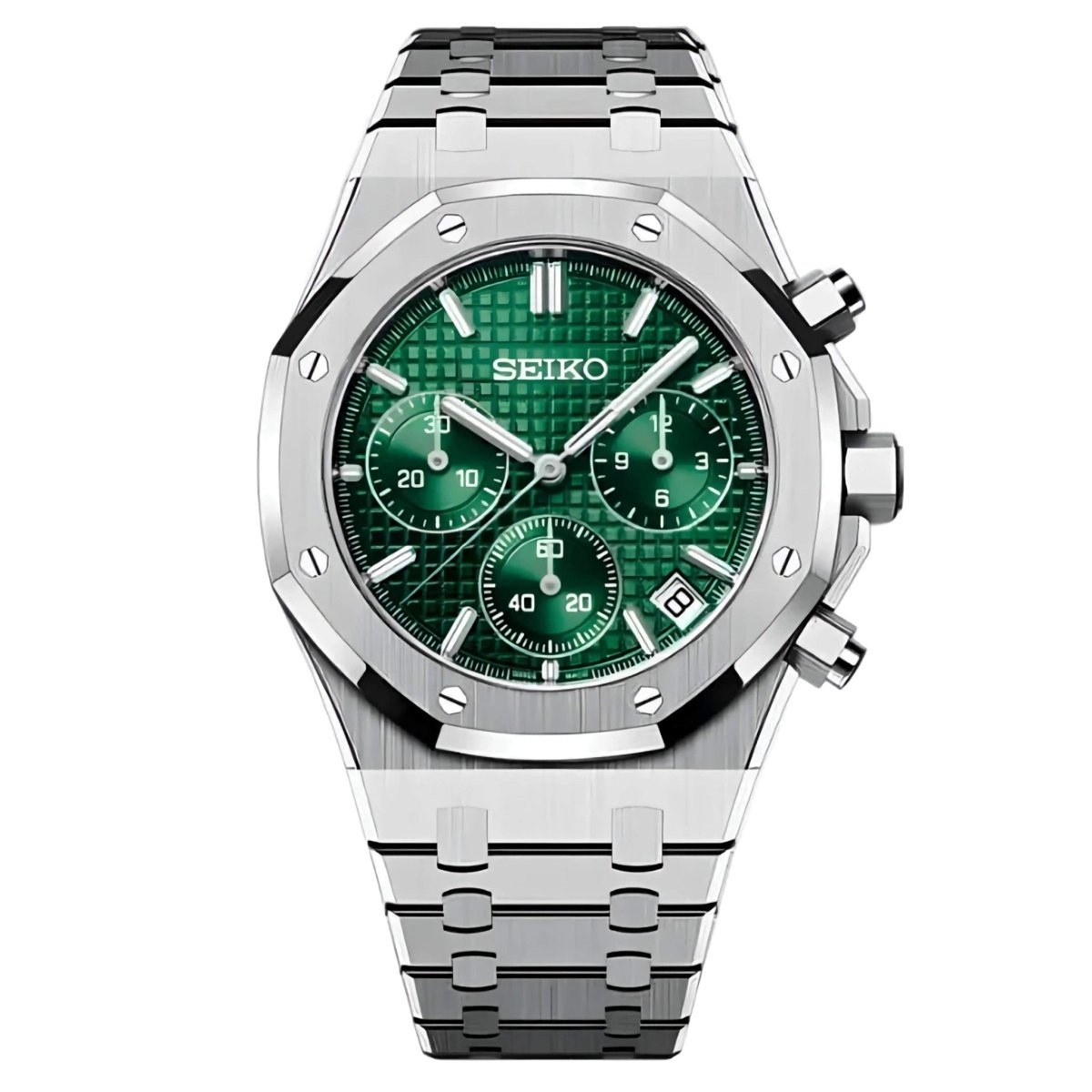 Royal Oak Chronograph Mod "Green" Watch - Medford Mods