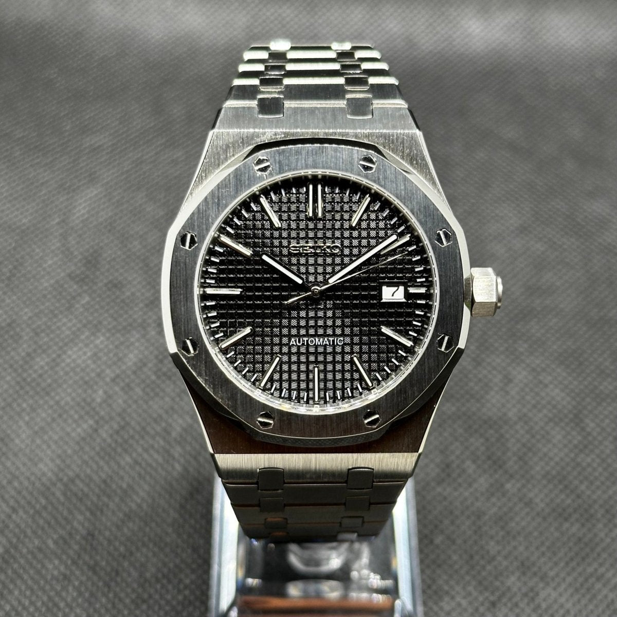 Royal Oak Mod "Black" Watch - Medford Mods