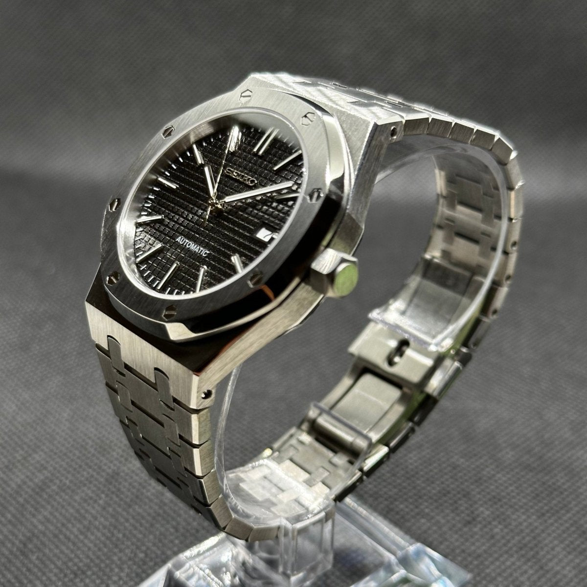 Royal Oak Mod "Black" Watch - Medford Mods