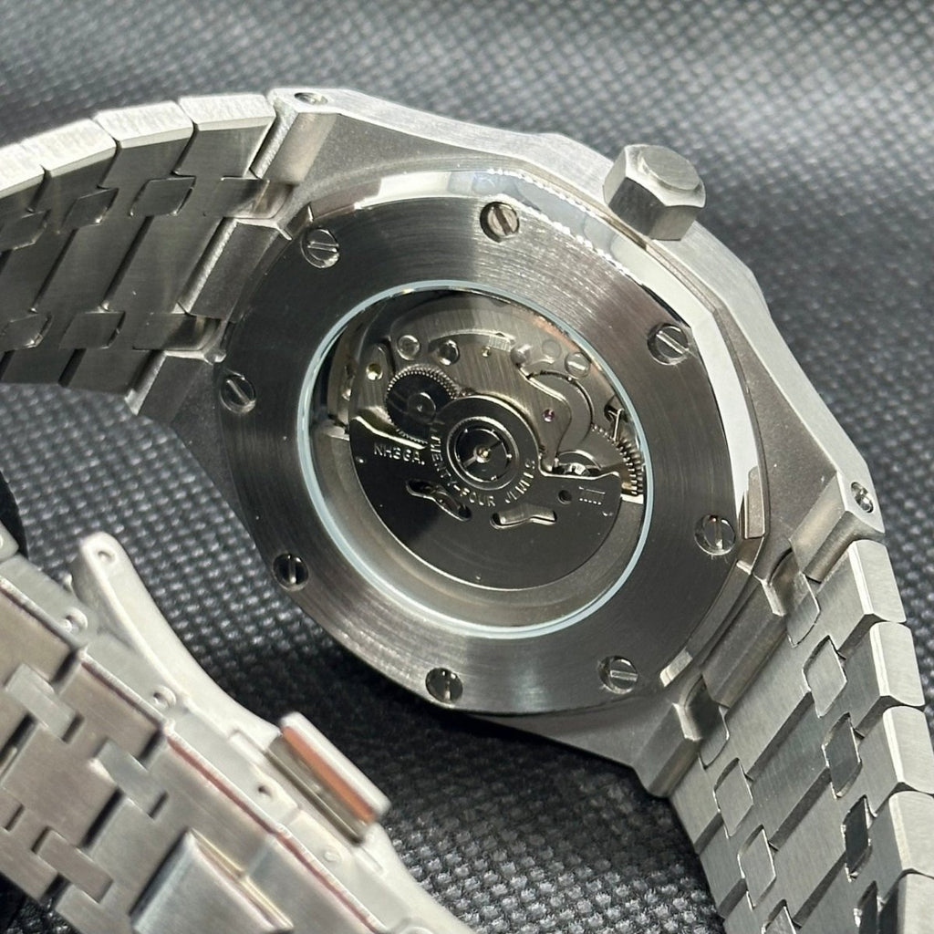 Royal Oak Mod "Black" Watch - Medford Mods