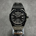 Royal Oak Mod "Black/Black" Watch - Medford Mods