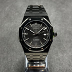 Royal Oak Mod "Black/Black" Watch - Medford Mods