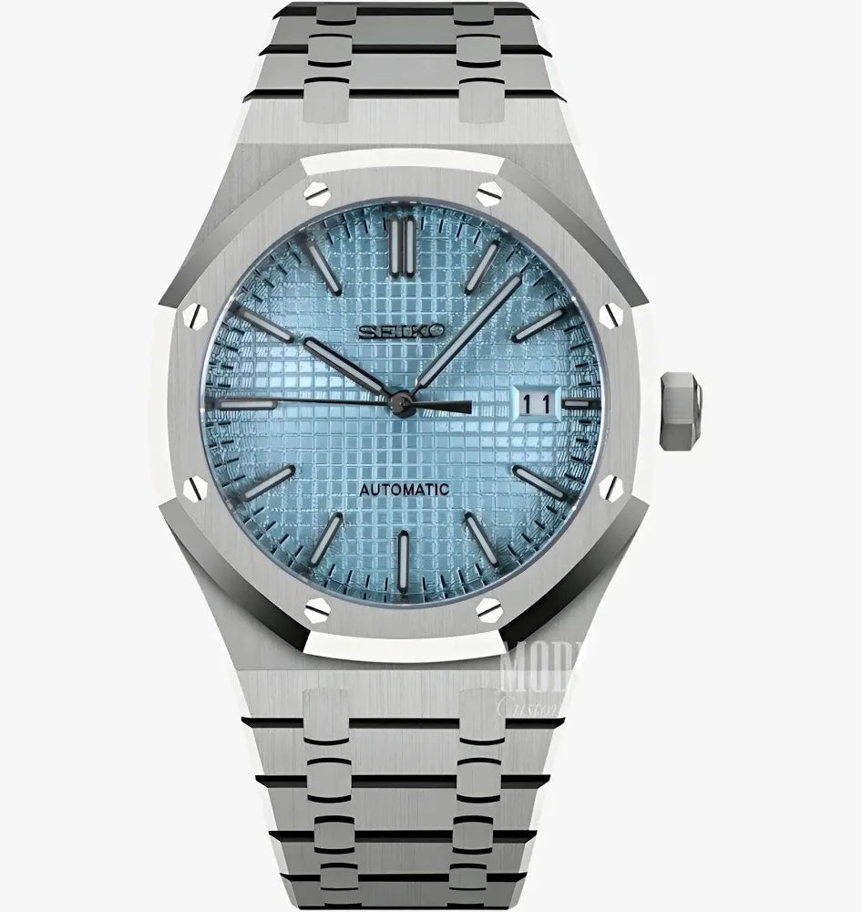 Royal Oak Mod "Ice Blue" Watch - Medford Mods