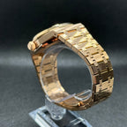 Royal Oak Mod "Rose Gold/Black" Watch - Medford Mods