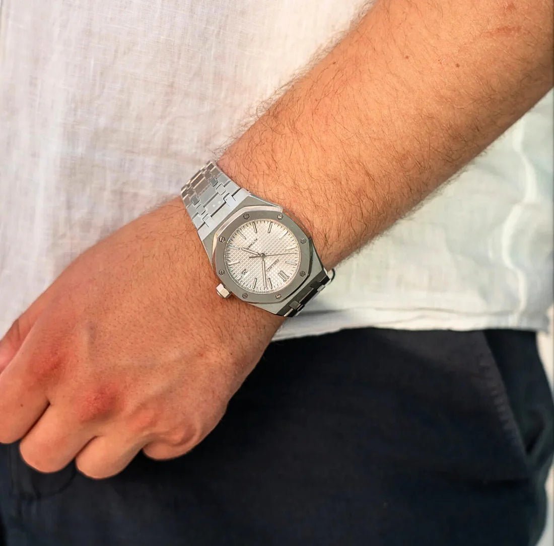 Royal Oak Mod "White" Watch - Medford Mods