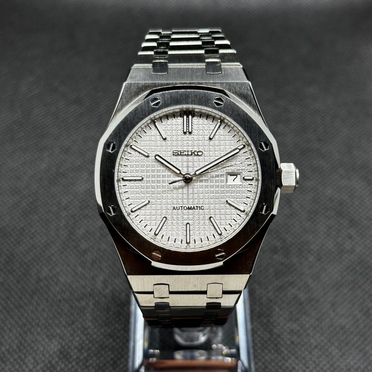 Royal Oak Mod "White" Watch - Medford Mods