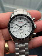 Speedmaster Mod "White" Chronograph Watch - Medford Mods