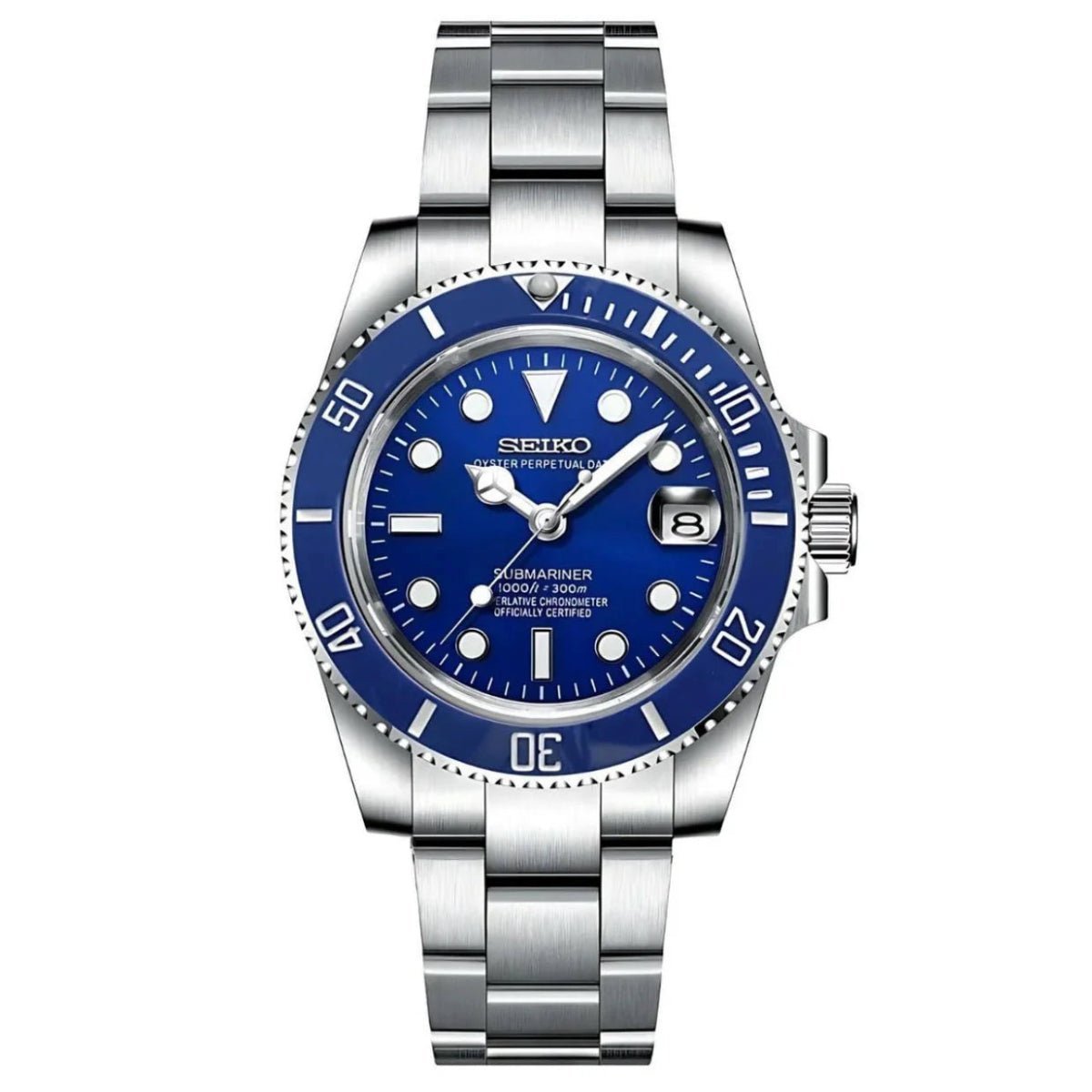 Submariner Mod "Smurf" Dive Watch - Medford Mods