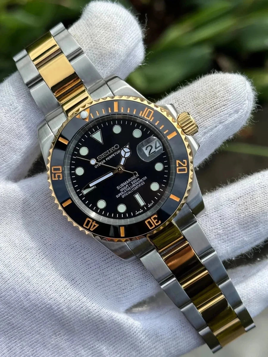 Submariner Mod "Two - Tone" Dive Watch - Medford Mods