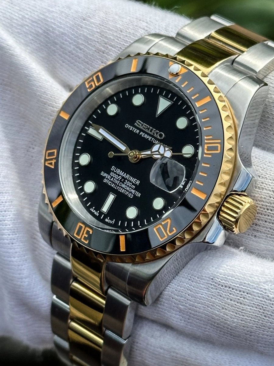 Submariner Mod "Two - Tone" Dive Watch - Medford Mods