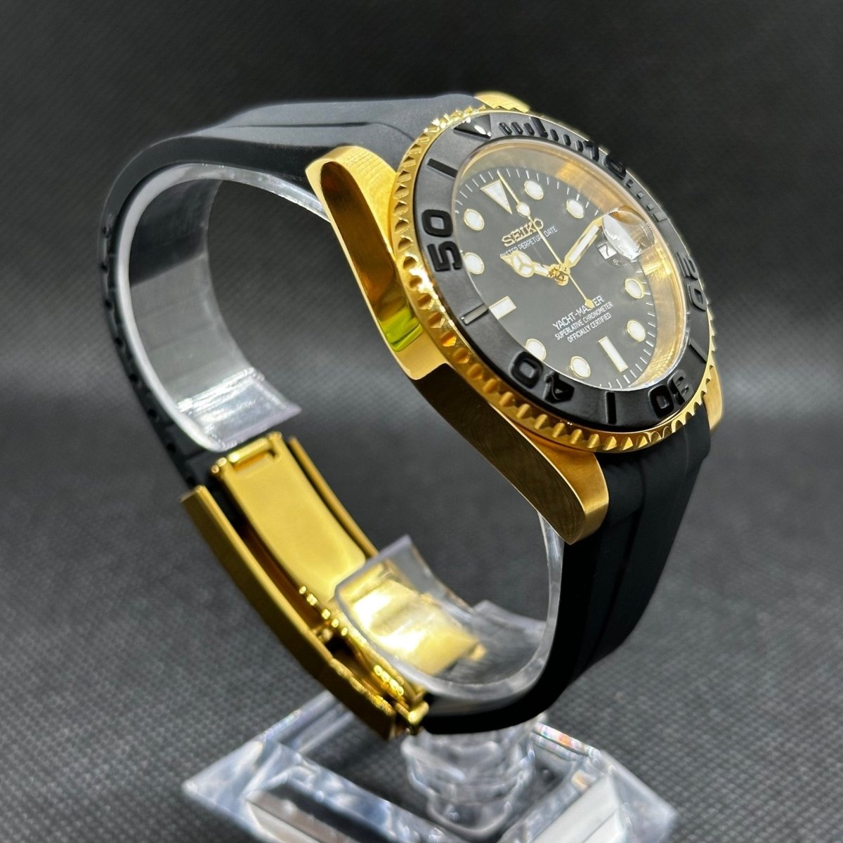 Yacht - Master Mod "Yellow Gold" Watch - Medford Mods