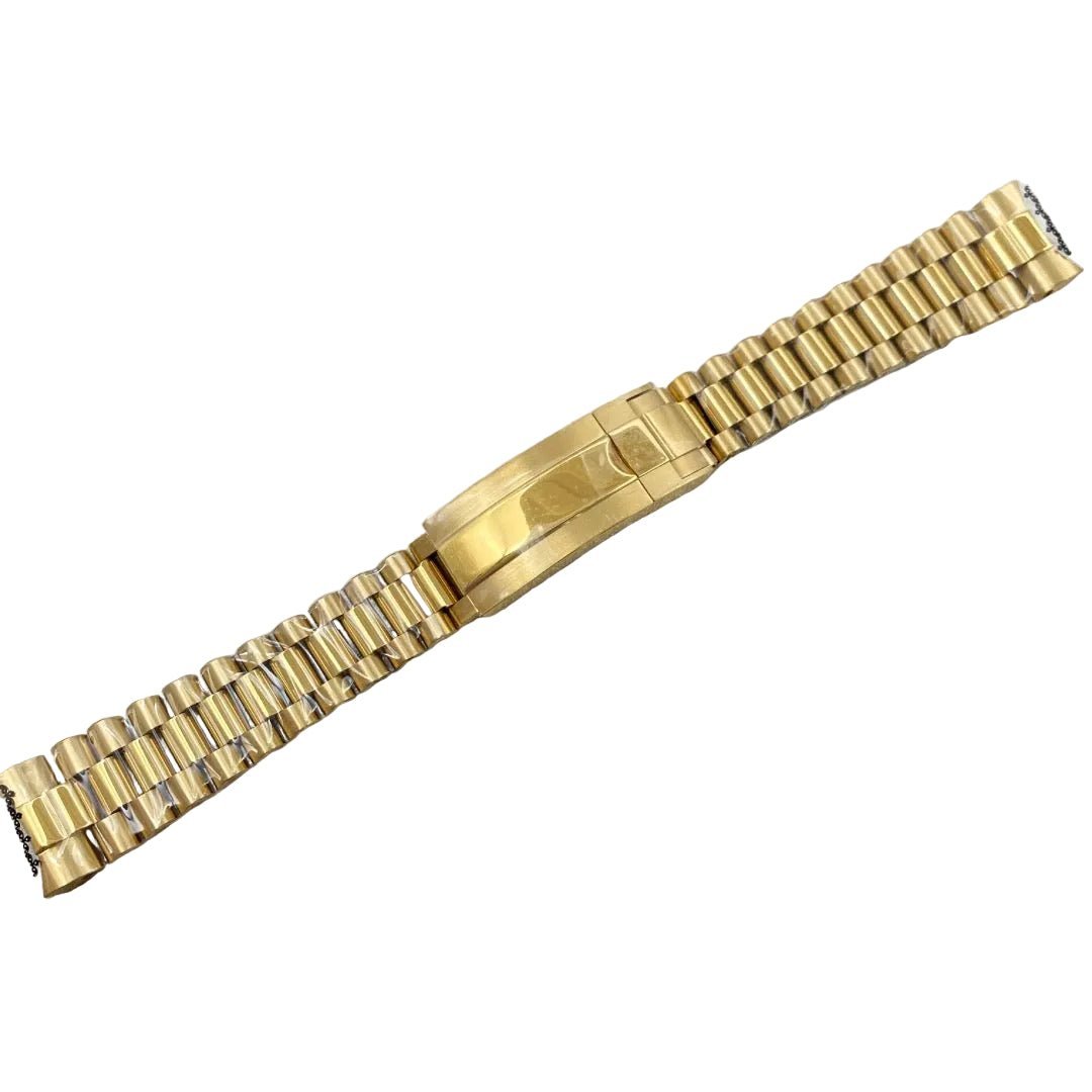 Yellow Gold President Bracelet - Medford Mods